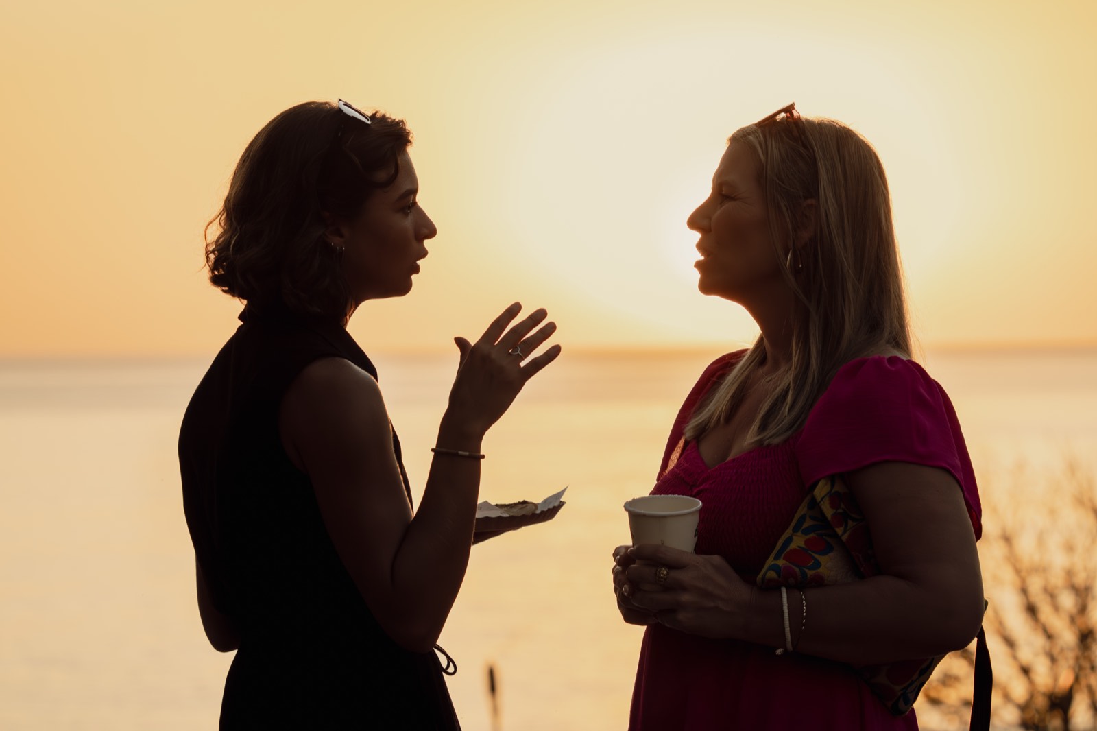 Guests at a Holy Crust sunset event in Costa Rica