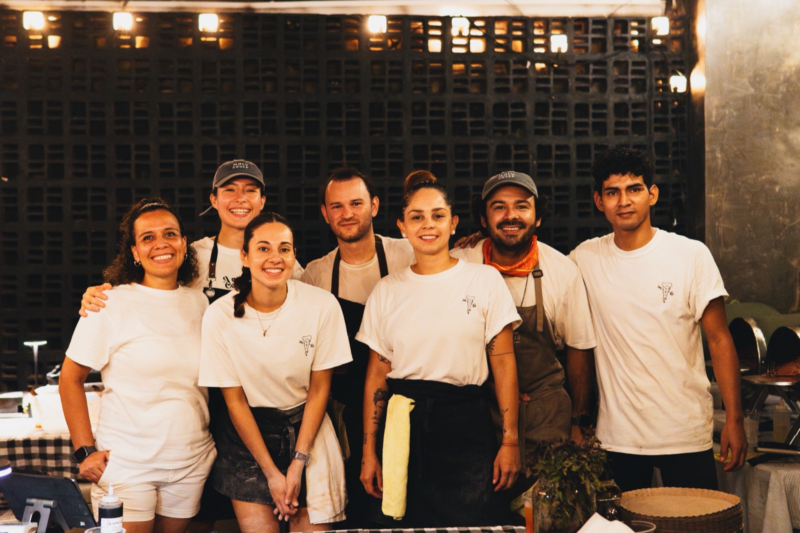 The Holy Crust crew at an event